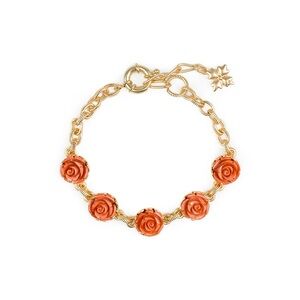 Patricia Nash Carved Rose Link Bracelet